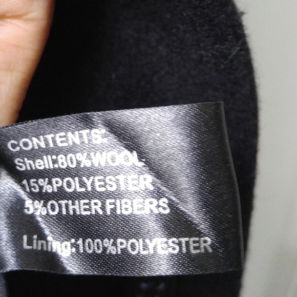 ❌SOLD❌Gallery Black Wool Coat - Picture 8 of 9